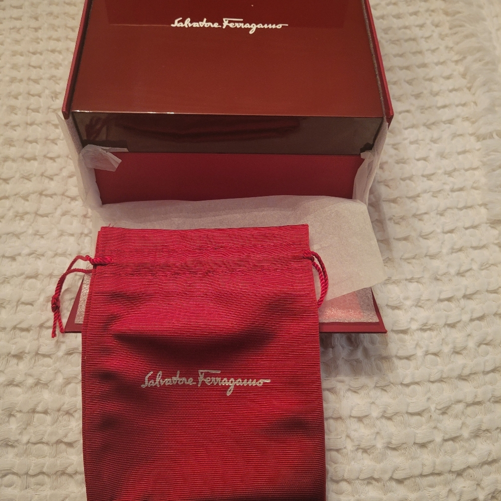 Salvatore Ferragamo Elegant Gold and Blue Watch - Picture 11 of 13